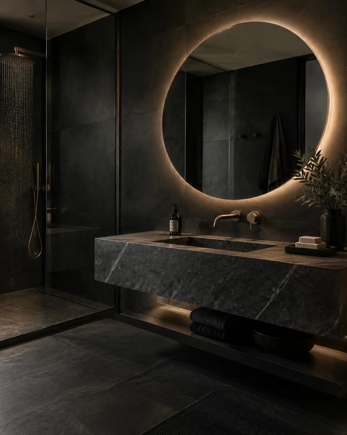 Inspiratiebeeld luxe badkamer